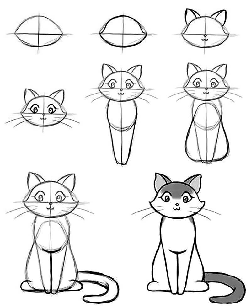 Cat Sketch Idea 2 dessin