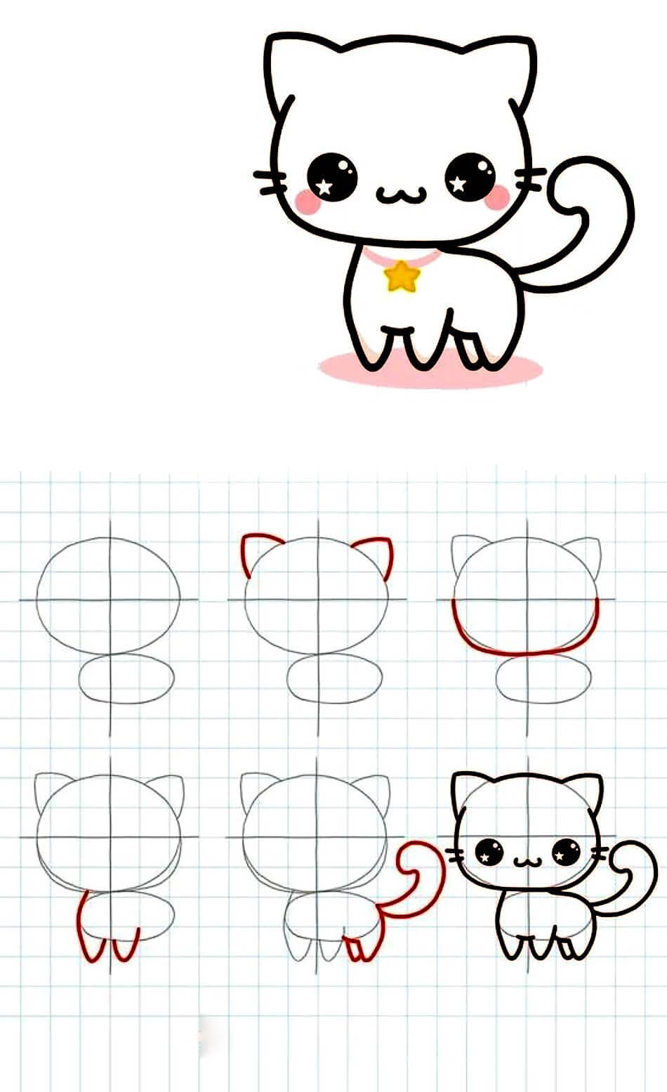 Croquis de chat dessin