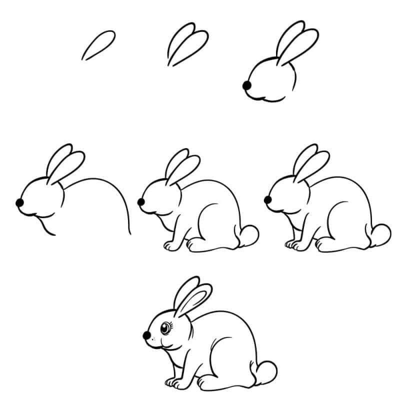 Idée de lapin 12 dessin