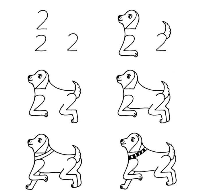 idée de chien (58) dessin