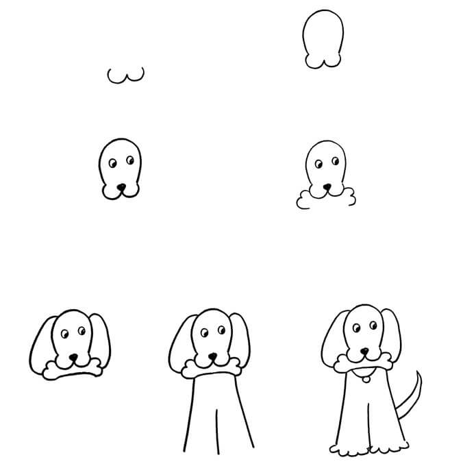 idée de chien (63) dessin