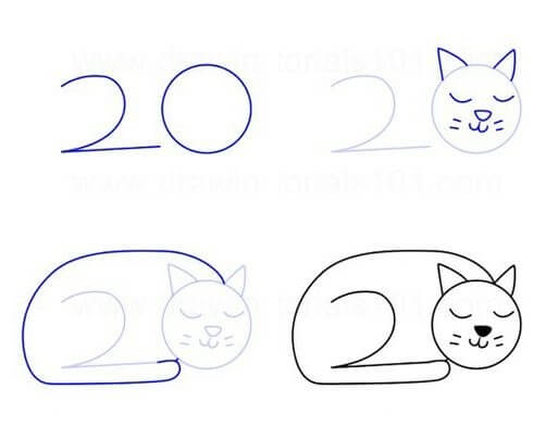 idées de chat (18) dessin