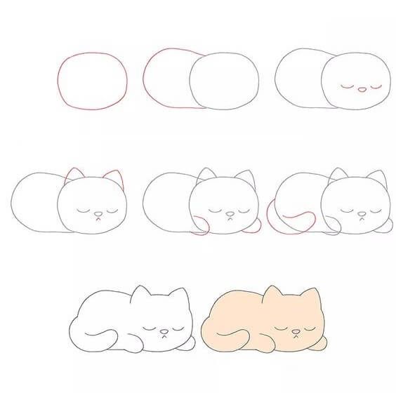 idées de chat (19) dessin