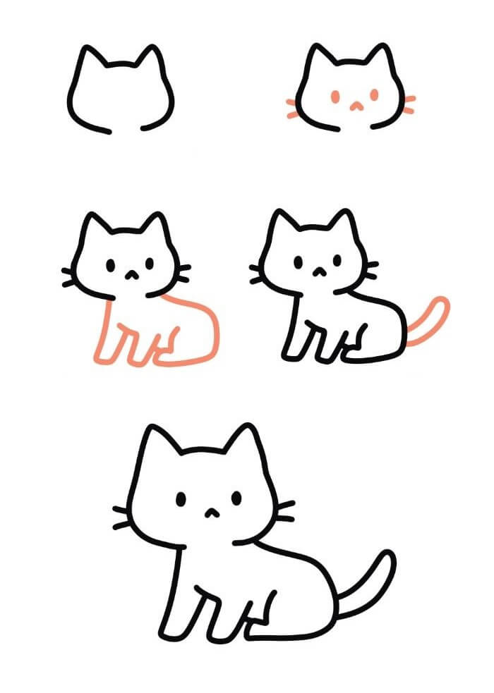 idées de chat (27) dessin