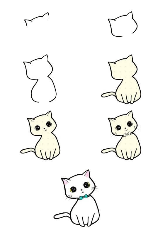 idées de chat (29) dessin