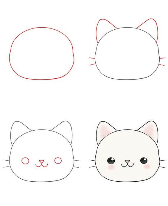 idées de chat (37) dessin