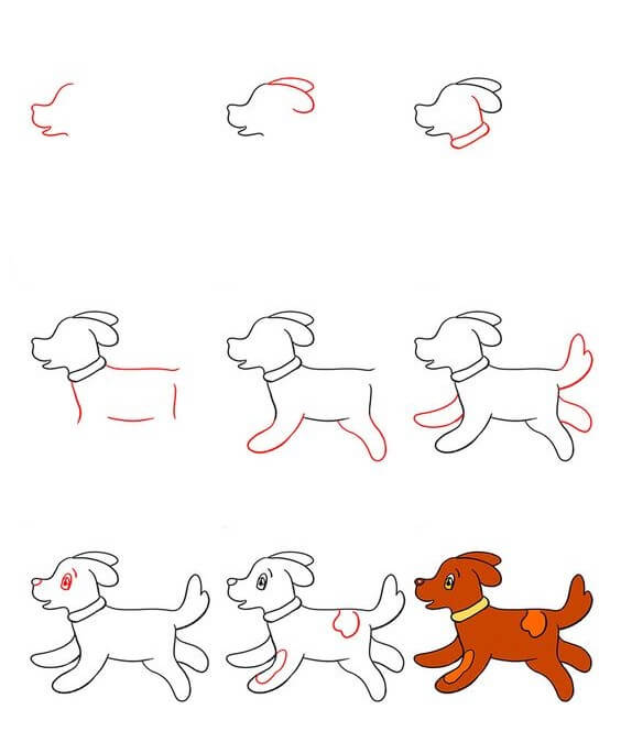 Idées de chiens (11) dessin