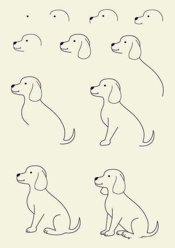 Idées de chiens (12) dessin