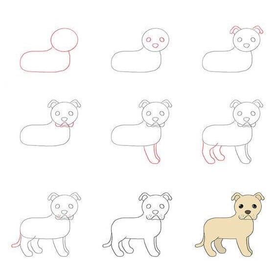 Idées de chiens (14) dessin