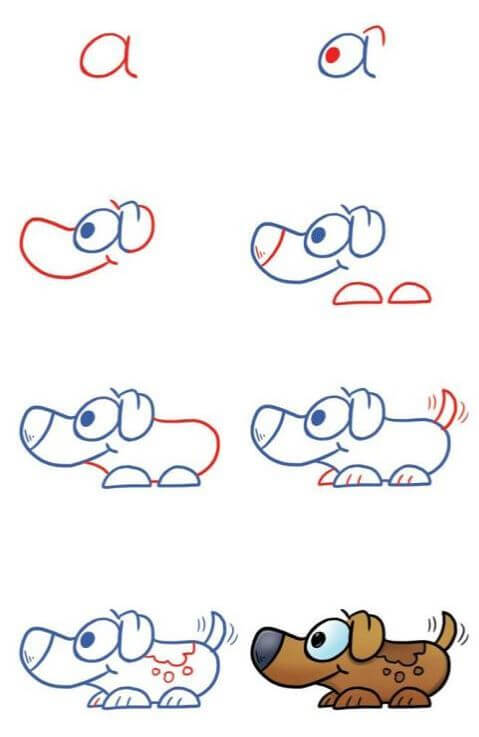 Idées de chiens (15) dessin