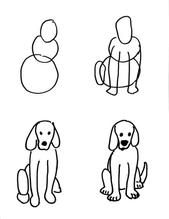 Idées de chiens (22) dessin