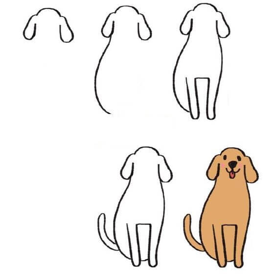 Idées de chiens (25) dessin