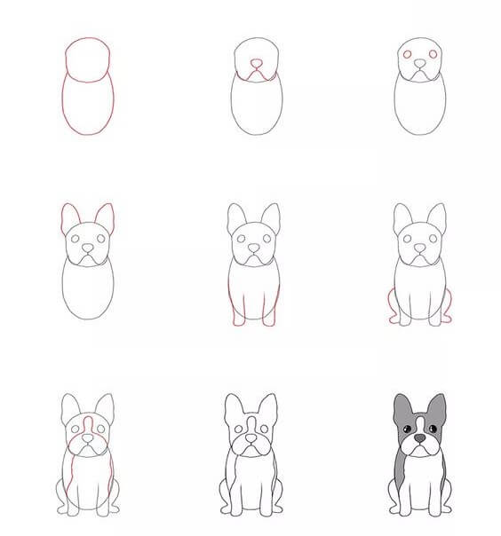 Idées de chiens (26) dessin