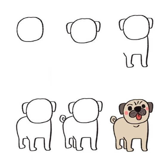 Idées de chiens (27) dessin