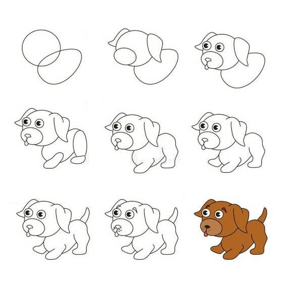 Idées de chiens (28) dessin