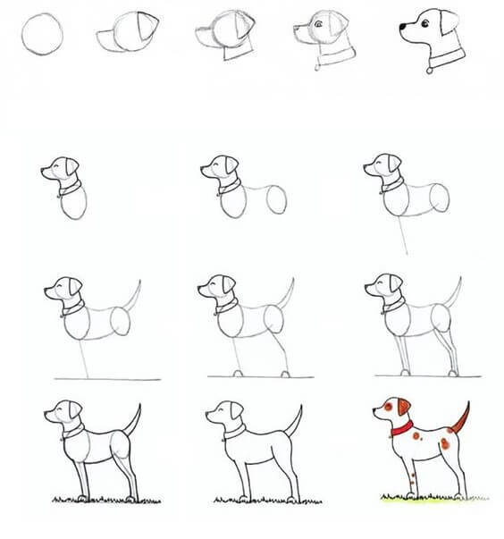 Idées de chiens (29) dessin