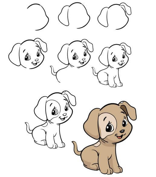 Idées de chiens (36) dessin