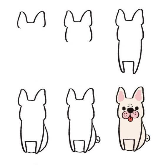 Idées de chiens (37) dessin
