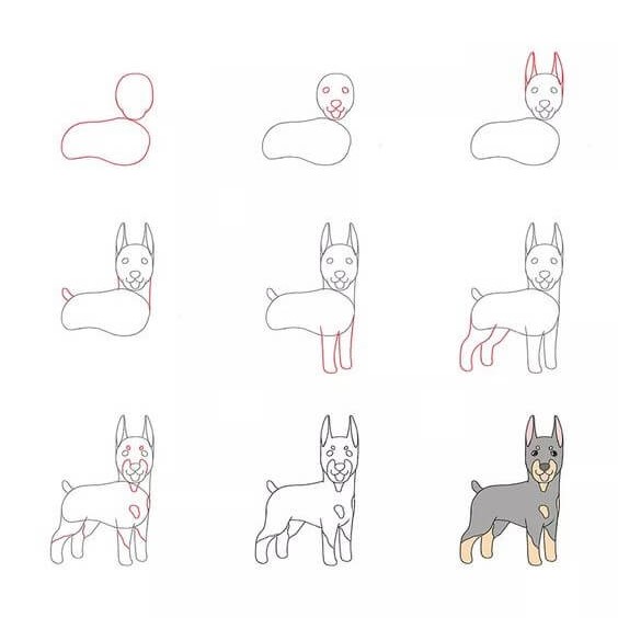 Idées de chiens (4) dessin