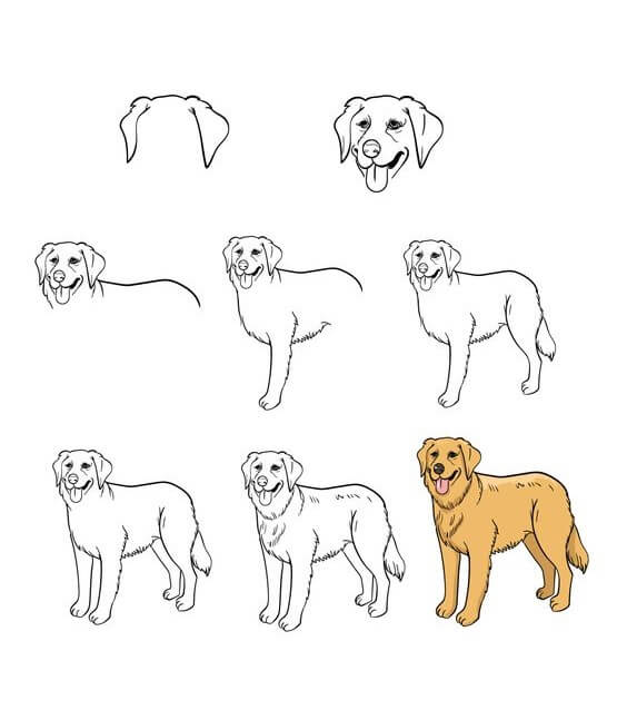 Idées de chiens (47) dessin