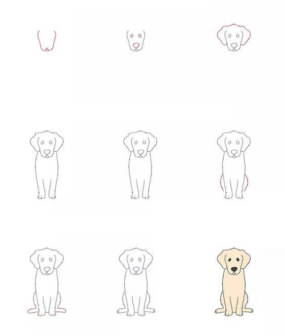 Idées de chiens (48) dessin