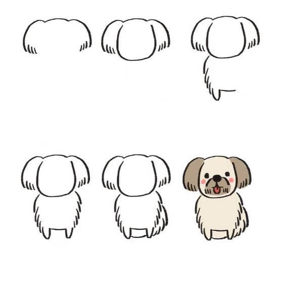 Idées de chiens (50) dessin