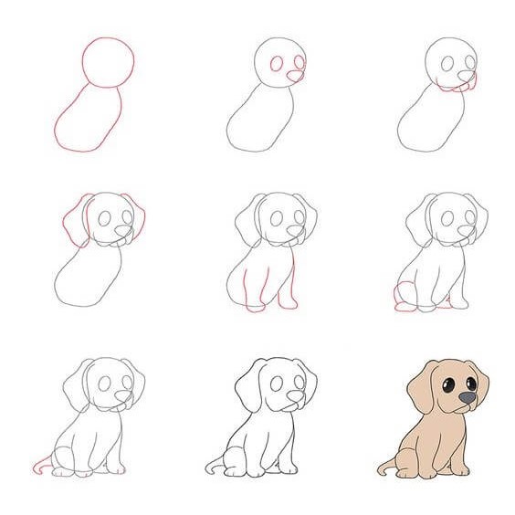 Idées de chiens (7) dessin