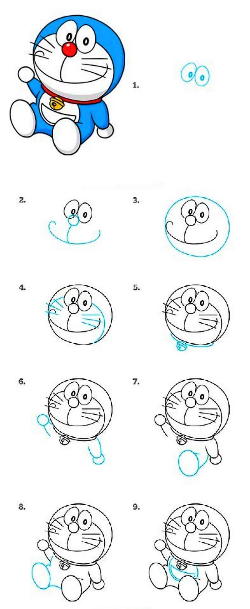 Comment dessiner Un drôle de Doraemon