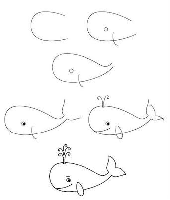 Idée de baleine 19 dessin
