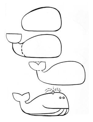 Idée de baleine 20 dessin