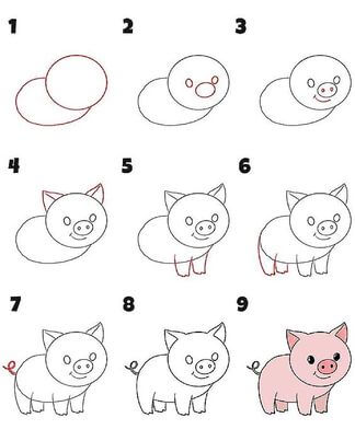 Idée de cochon 10 dessin