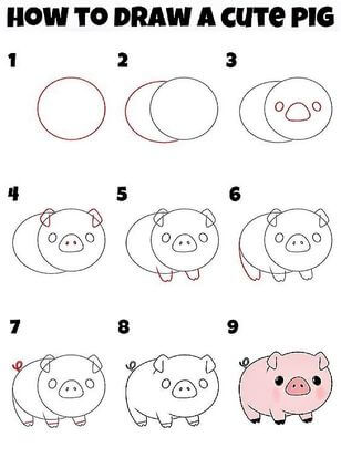 Idée de cochon 14 dessin