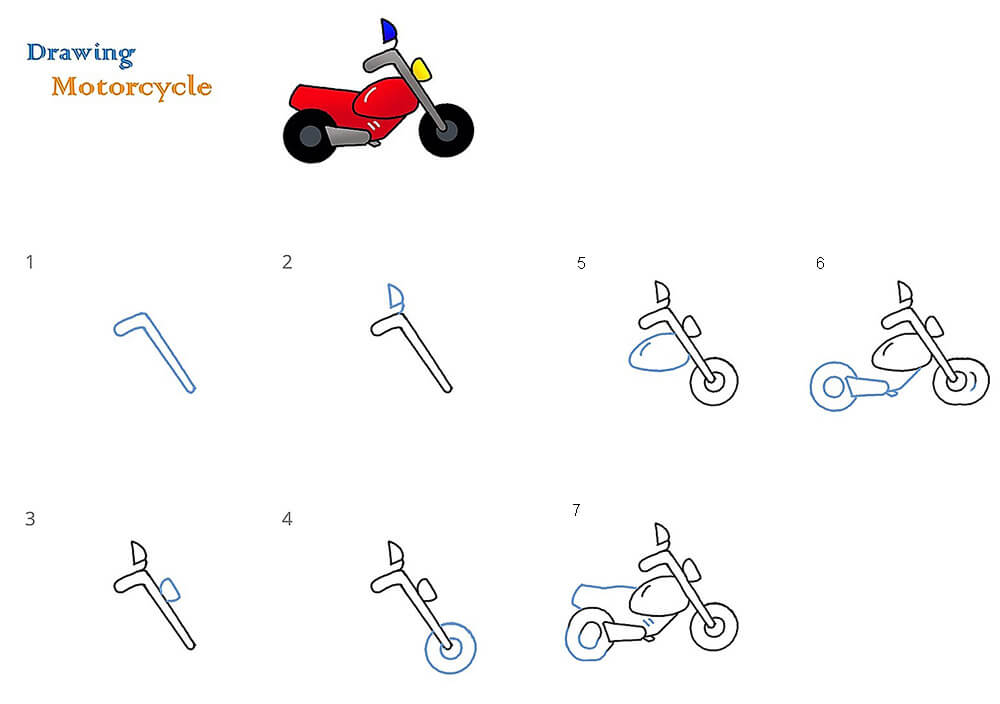 Comment dessiner Idée de moto 15