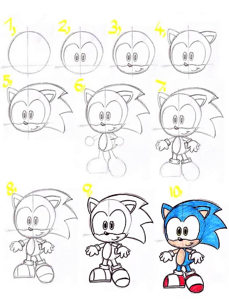Idée Sonic 12 dessin