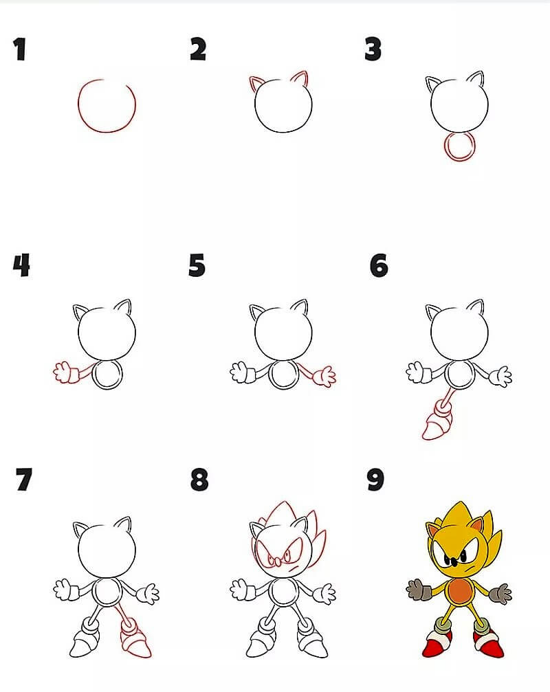 Idée Sonic 13 dessin
