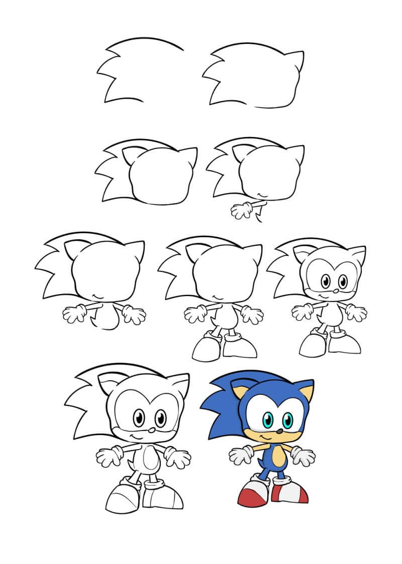 Idée Sonic 3 dessin