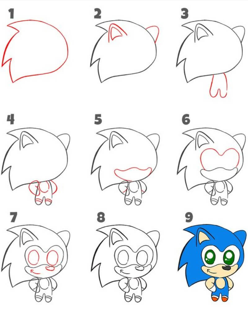 Idée Sonic 5 dessin