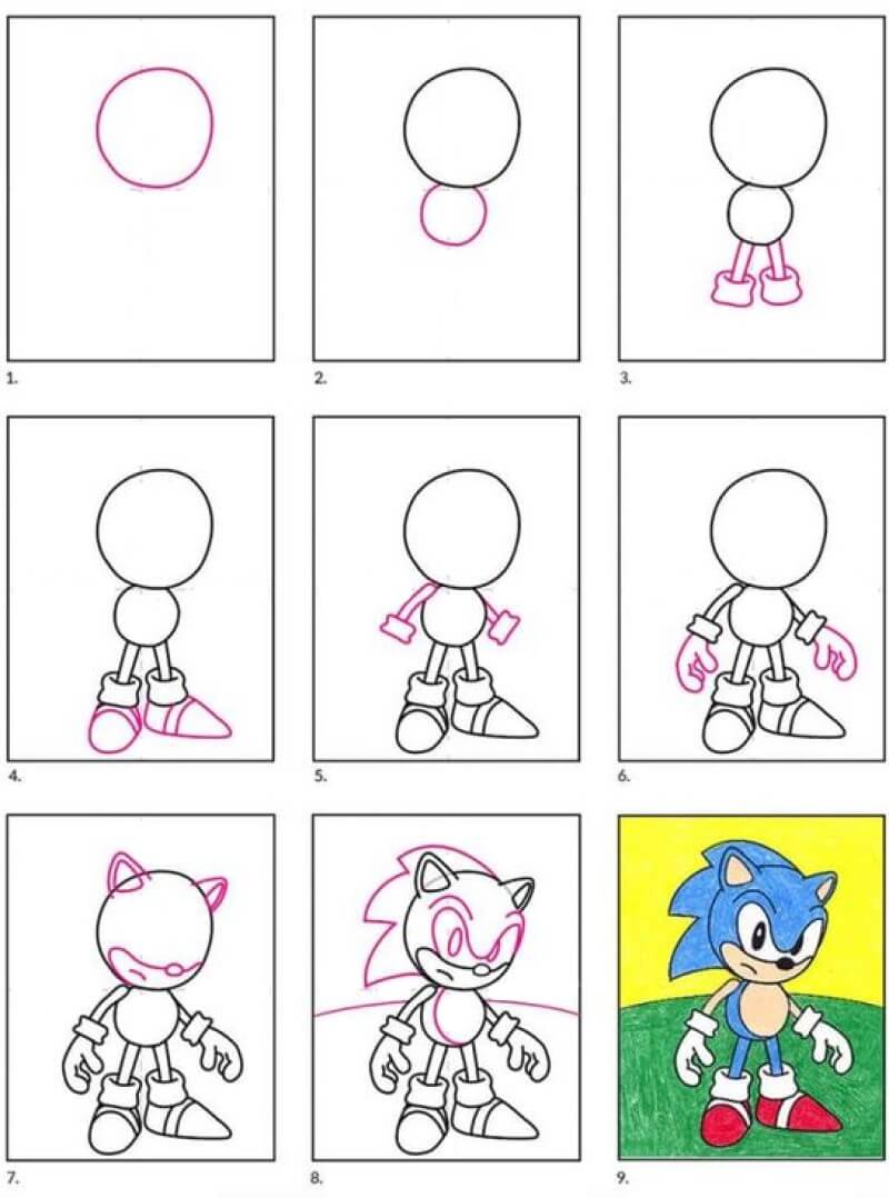 Idée Sonic 9 dessin