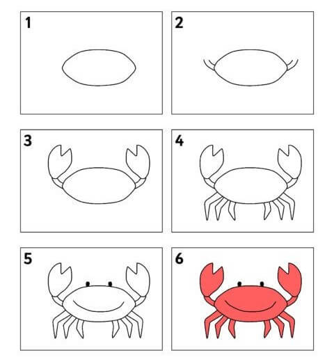 idée de crabe (11) dessin