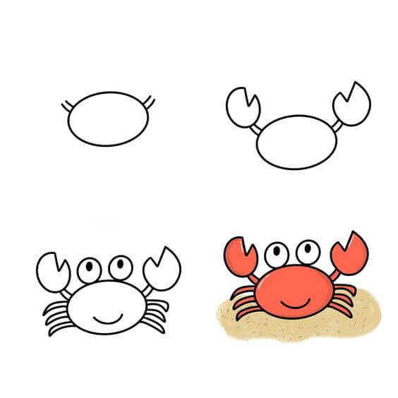 idée de crabe (12) dessin