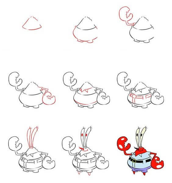 idée de crabe (16) dessin