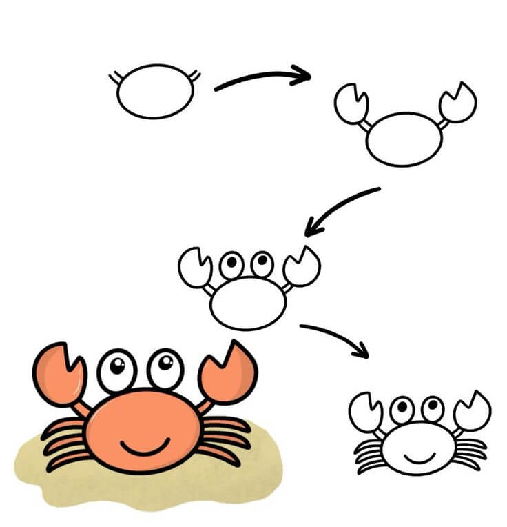 idée de crabe (18) dessin