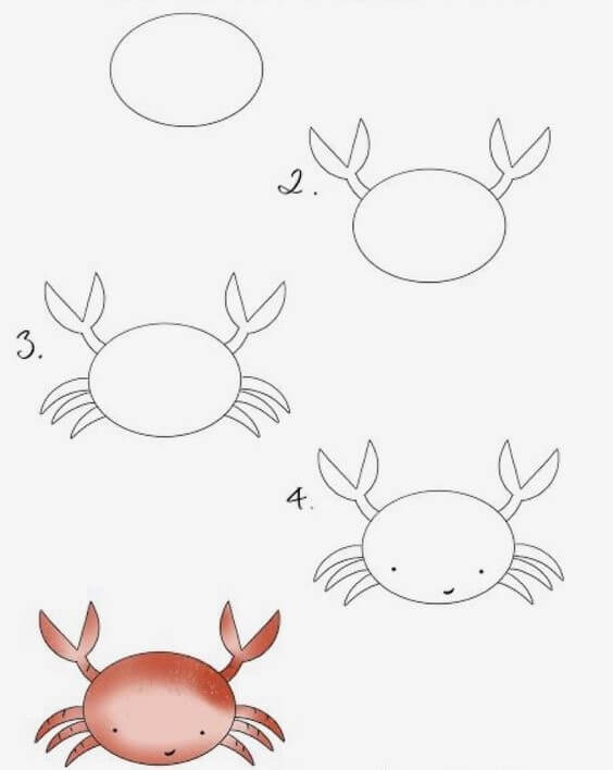 idée de crabe (19) dessin