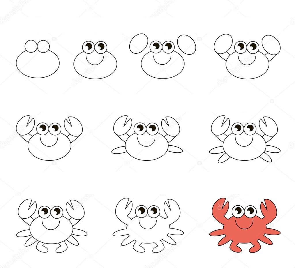 idée de crabe (23) dessin