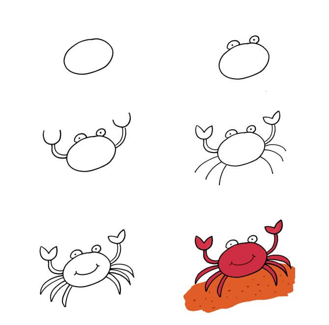 idée de crabe (28) dessin