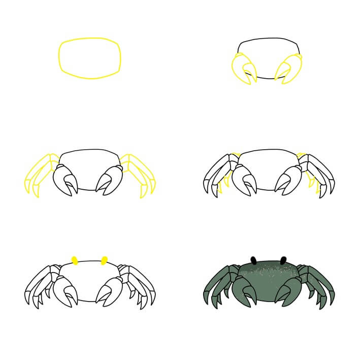 idée de crabe (30) dessin