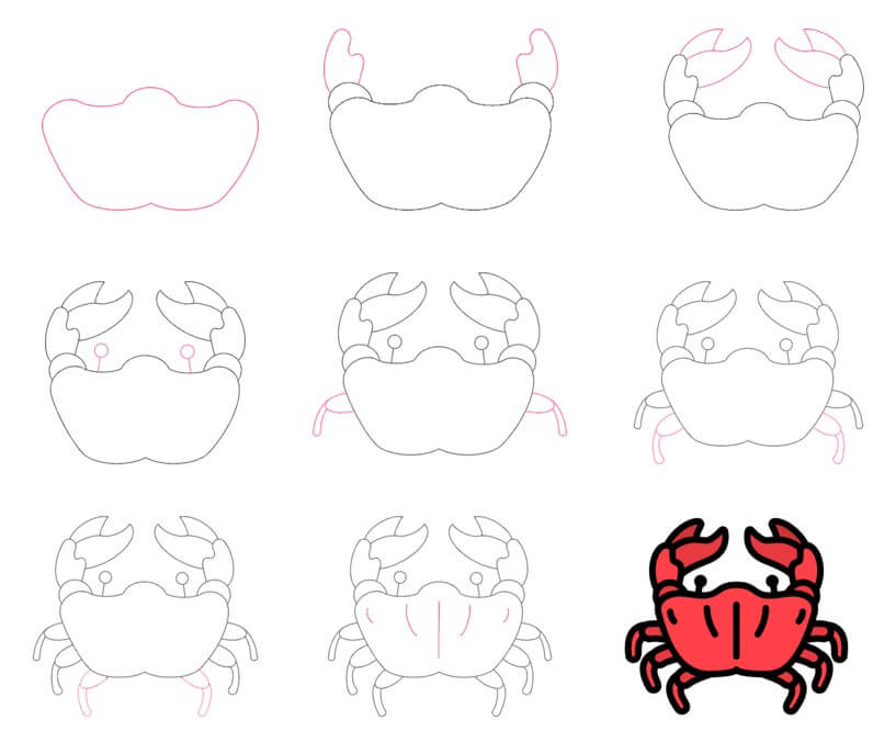 idée de crabe (31) dessin