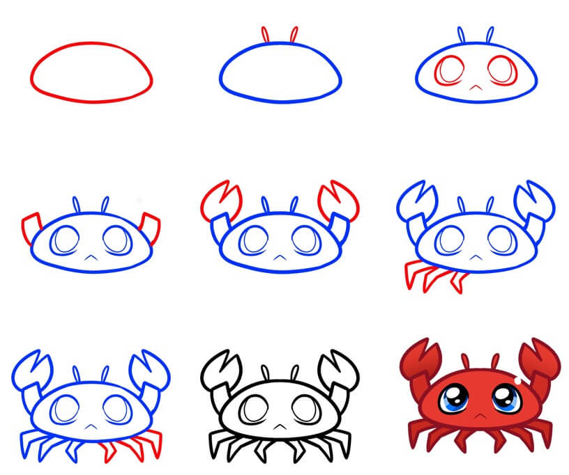 idée de crabe (34) dessin