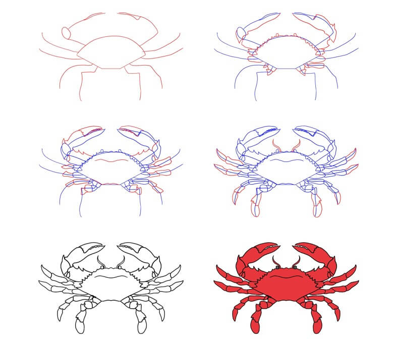 idée de crabe (35) dessin