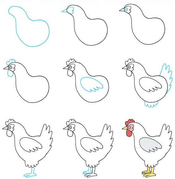 idée de poulet (1) dessin